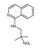 1-N-isoquinolin-1-yl-2-methylpropane-1,2-diamine结构式