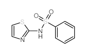 N-(1,3-thiazol-2-yl)benzenesulfonamide结构式