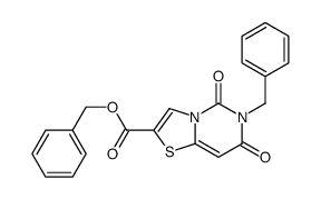 Benzyl 6-benzyl-5,7-dioxo-6,7-dihydro-5H-[1,3]thiazolo[3,2-c]pyri midine-2-carboxylate Structure