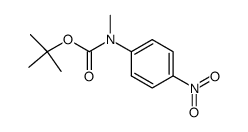 甲基(4-硝基苯基)氨基甲酸叔丁酯结构式