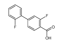 2',3-DIFLUORO-[1,1'-BIPHENYL]-4-CARBOXYLIC ACID结构式