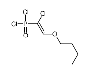1-(2-chloro-2-dichlorophosphorylethenoxy)butane Structure