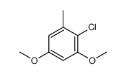 2-chloro-1,5-dimethoxy-3-methylbenzene结构式