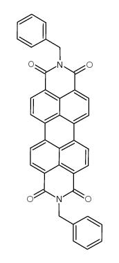 n,n'-dibenzyl-perylene-tetracarbonic acid, diamide结构式