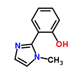 2-(1-甲基-1H-咪唑)-2-苯酚结构式
