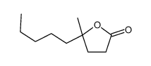 dihydro-5-methyl-5-pentylfuran-2(3H)-one structure