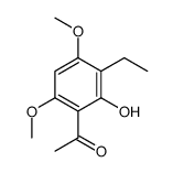 Ethanone, 1-(3-ethyl-2-hydroxy-4,6-dimethoxyphenyl)- (9CI) structure