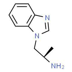 1H-Benzimidazole-1-ethanamine,alpha-methyl-,(alphaR)-(9CI) structure
