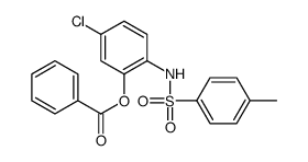 [5-chloro-2-[(4-methylphenyl)sulfonylamino]phenyl] benzoate Structure