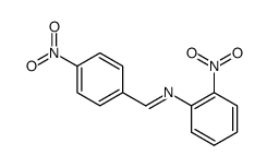 2-nitro-N-(4-nitro-benzyliden)-aniline Structure