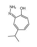 2-hydrazinyl-4-propan-2-ylcyclohepta-2,4,6-trien-1-one结构式