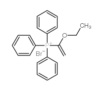 (alpha-ethoxyvinyl)triphenylphosphonium bromide Structure