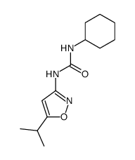 1-cyclohexyl-3-(5-isopropyl-isoxazol-3-yl)-urea Structure