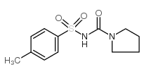 1-Pyrrolidinecarboxamide,N-[(4-methylphenyl)sulfonyl]-结构式