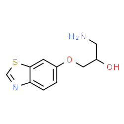 2-Propanol,1-amino-3-(6-benzothiazolyloxy)-(9CI)结构式
