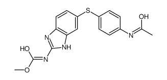 [5-[[4-(乙酰基氨基)苯基]硫代]-1H-苯并咪唑-2-基]-氨基甲酸甲酯结构式
