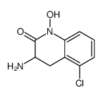 3-amino-5-chloro-1-hydroxy-3,4-dihydroquinolin-2-one结构式