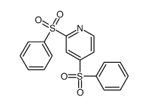 2,4-bis(benzenesulfonyl)pyridine Structure