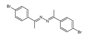 1,2-bis[1-(4-bromophenyl)ethylidene]hydrazine Structure