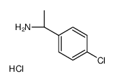 (S)-(-)-1-(4-氯苯基)乙胺盐酸盐结构式