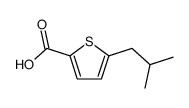 5-isobutylthiophene-2-carboxylic acid Structure