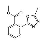 methyl 2-(5-methyl-1,3,4-oxadiazol-2-yl)benzoate Structure