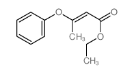 ethyl (E)-3-phenoxybut-2-enoate结构式