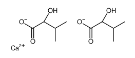 calcium bis[(S)-2-hydroxy-3-methylbutyrate] Structure
