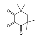 4,4,6,6-tetramethylcyclohexane-1,2,3-trione Structure