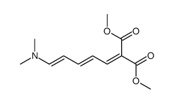 2-((2E,4E)-5-Dimethylamino-penta-2,4-dienylidene)-malonic acid dimethyl ester Structure