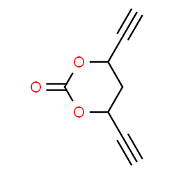 1,3-Dioxan-2-one, 4,6-diethynyl- (9CI) structure