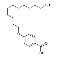 4-(11-hydroxyundecoxy)benzoic acid Structure
