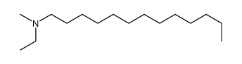 N-ethyl-N-methyltridecan-1-amine结构式