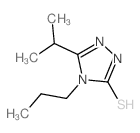 5-异丙基-4-丙基-4H-1,2,4-噻唑-3-硫醇结构式