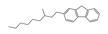 2-(3-Methylnonyl)fluoren Structure