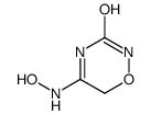 5-(hydroxyamino)-6H-1,2,4-oxadiazin-3-one结构式