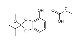 2-methoxy-2-propan-2-yl-1,3-benzodioxol-4-ol,methylcarbamic acid结构式