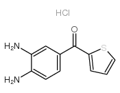 (3,4-diaminophenyl) 2-thienylketone hydrochloride structure