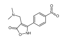 4-[(dimethylamino)methyl]-3-(4-nitrophenyl)-2H-1,2-oxazol-5-one Structure
