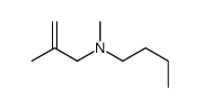 N-methyl-N-(2-methylprop-2-enyl)butan-1-amine结构式