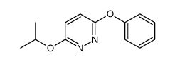 3-phenoxy-6-propan-2-yloxypyridazine结构式
