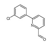 6-(3-chlorophenyl)pyridine-2-carbaldehyde结构式