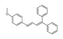 N-(4-methoxyphenyl)-3,3-diphenylprop-2-en-1-imine结构式