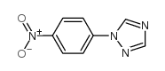 1-(4-硝基苯基)-1H-1,2,4-三唑结构式