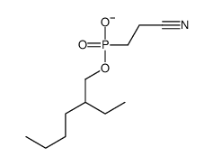 2-cyanoethyl(2-ethylhexoxy)phosphinate Structure