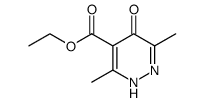 3,6-dimethyl-5-oxo-2,5-dihydro-pyridazine-4-carboxylic acid ethyl ester Structure