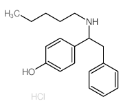 4-[1-(pentylamino)-2-phenyl-ethyl]phenol Structure