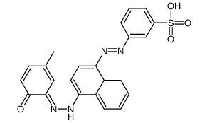 3-[[4-[(2-hydroxy-5-methylphenyl)azo]-1-naphthyl]azo]benzenesulphonic acid picture