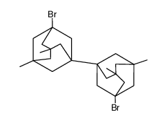 7,7'-Dibromo-3,3',5,5'-tetramethyl-1,1'-biadamantane structure