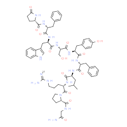 LHRH, Phe(2)-Trp(3)-Phe(6)- Structure